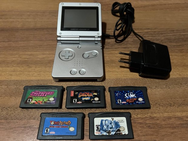 Nintendo Gameboy Advance SP konzol jtkokkal