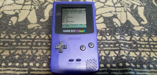 Nintendo Gameboy Color sok jtkkal