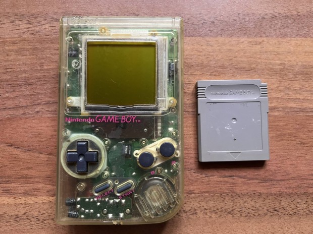 Nintendo Gameboy DMG Clear konzol jtkkal