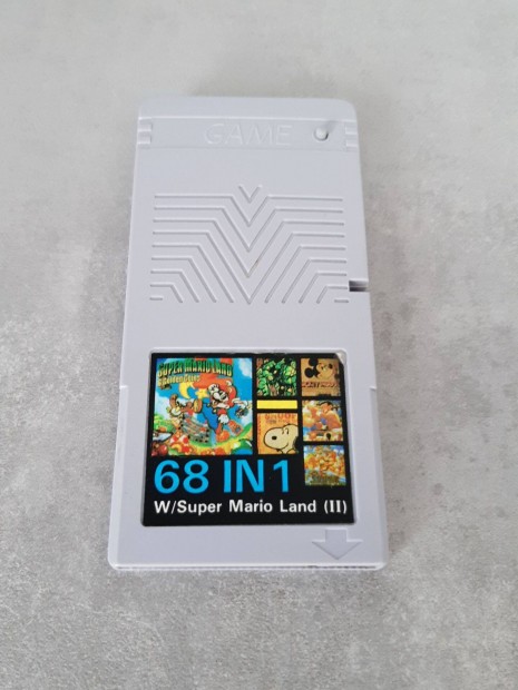 Nintendo Gameboy Super 68 in 1 W/Super Mario Land (II) jtk, tesztelt