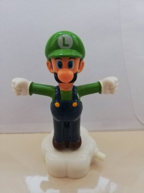 Nintendo Luigi MC Donald's gyüjtői,gombbal forgatható figura, eladó!