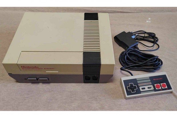 Nintendo NES 1985 + 1 kontroller + Tpegysg