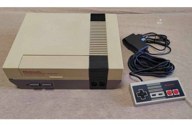 Nintendo NES 1985 + Kontoller + Tpegysg