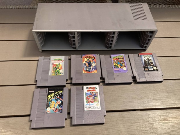 Nintendo NES 6db kazetta + tarto