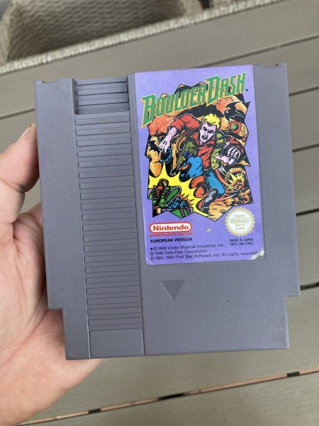 Nintendo NES Boulder Dash jatek kazetta