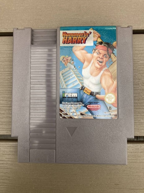 Nintendo NES Hammerin Harry jatek kazetta