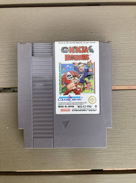 Nintendo NES Ninja Brothers jatek kazetta