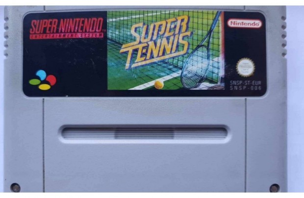 Nintendo SNES Super Tennis Video Games 1992. Csak a jtk