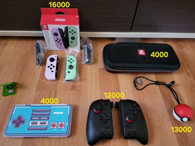 Nintendo Switch 2DS new 3DS XL tartozék Joycon tok Pokéball Horipad