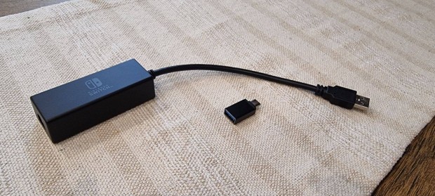 Nintendo Switch Hori USB LAN adapter + USB C átalakító