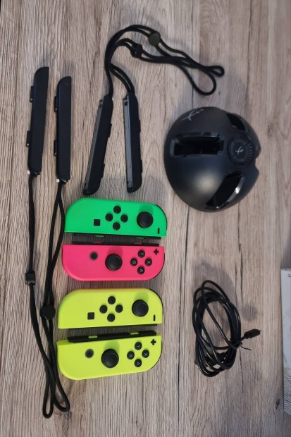 Nintendo Switch Joy-Con 2 pár + Hyperx töltő