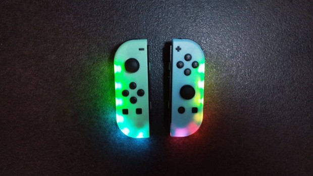 Nintendo Switch Joycon pr RGB vilgtssal - menta+vilgos kk
