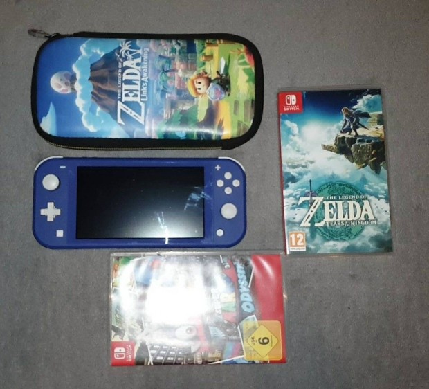 Nintendo Switch Lite (tokkal, s sd krtyval)