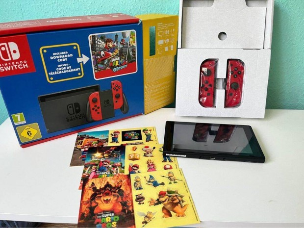 Nintendo Switch Mario Odyssey Edition Konzolbeszmtssal