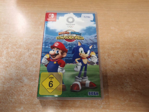 Nintendo Switch Mario & Sonic Tokio 2020 Olimpic Games Újszerű Játék !