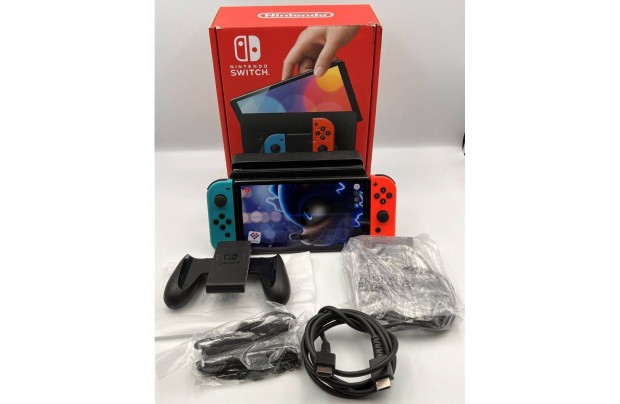 Nintendo Switch OLED 256GB Dual-Boot, 3 hónap garanciával eladó!