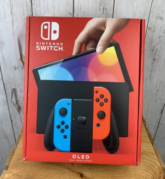 Nintendo Switch OLED Kifogstalan Karcmentes Garancia Kompletten