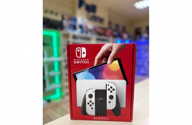 Nintendo Switch Oled 1 év garanciával konzol boltból akciós áron