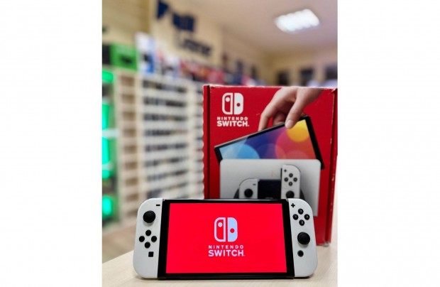 Nintendo Switch Oled 6 hnap garancival videojtk zletbl