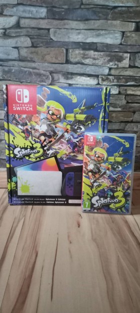 Nintendo Switch Oled Splatoon3 64GB + Splatoon3 jtk Garancilis