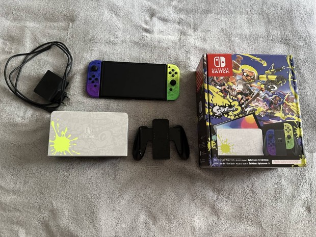 Nintendo Switch Splatoon 3 ,64GB + 256GB memria krtya