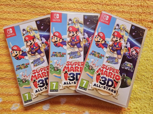 Nintendo Switch Super Mario 3D All-Stars karcmentes tok,s game.