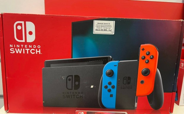 Nintendo Switch V2 3 Hnap Garancival