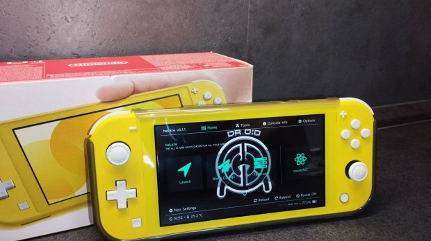 Nintendo Switch lite 128 GB - okos citromsrga