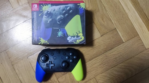Nintendo Switch pro kontroller Splatoon limited kiads