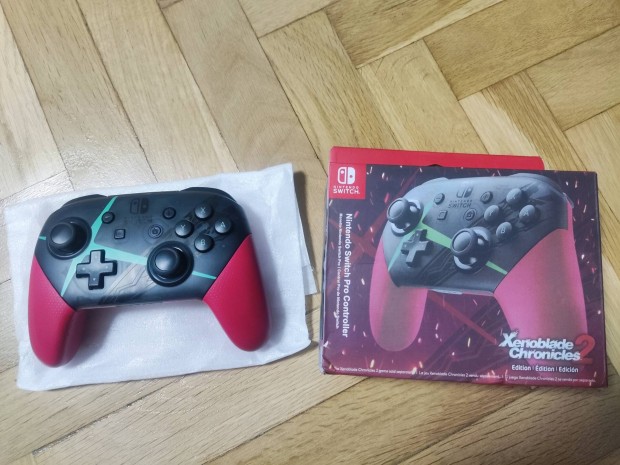 Nintendo Switch pro kontroller limitált Xenoblade Chronicles verzió