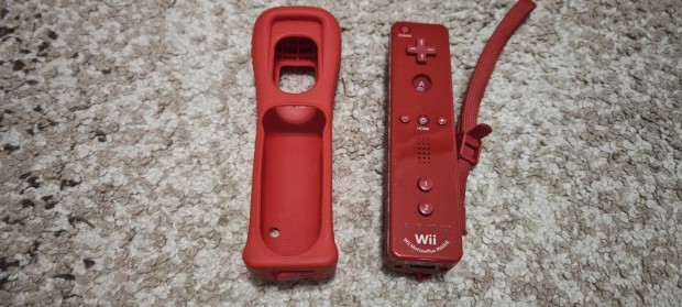 Nintendo Wii Motionplus kontroller piros