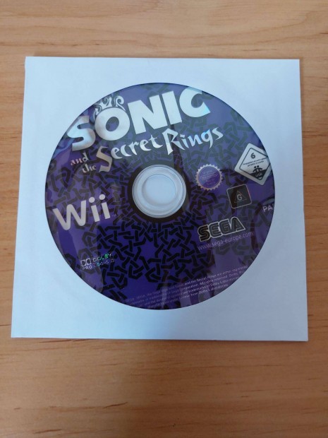 Nintendo Wii Sonic and the Secret Rings jtk