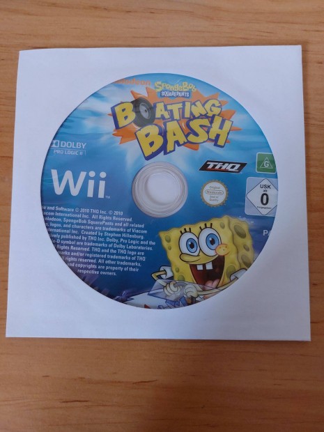 Nintendo Wii Spongebob Boating Bash