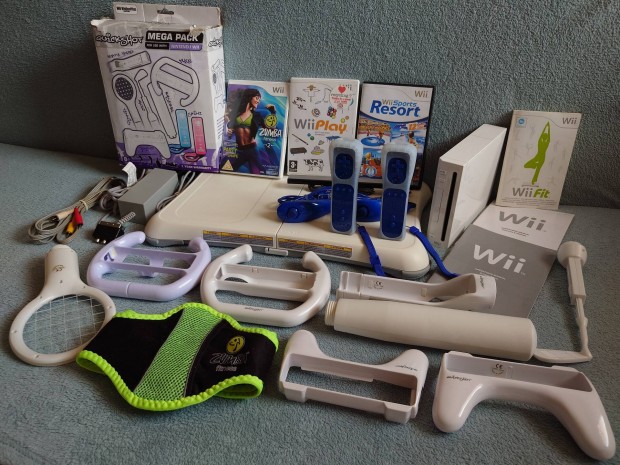 Nintendo Wii Sports mega pack + Wii board (okostott)