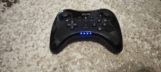 Nintendo Wii U Pro fekete kontroller