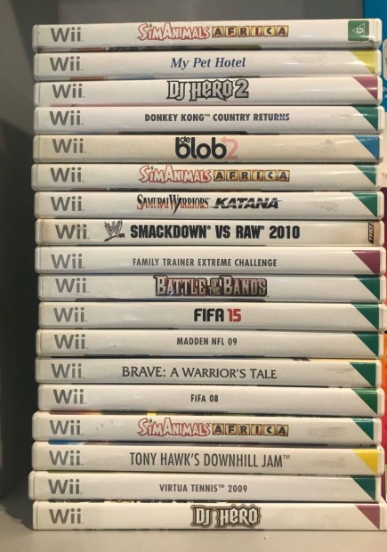 Nintendo Wii játékok,eredetiek, jó állapotban eladóak!