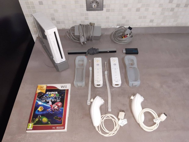 Nintendo Wii konzol (Rvl-001 EUR) +Super Mario Galaxy Tesztelt Wii2506