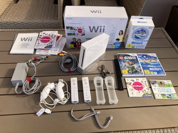 Nintendo Wii konzol csomag dobozzal