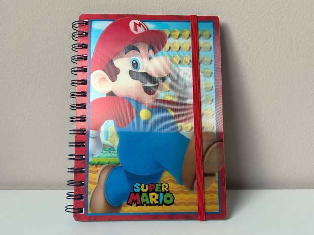Nintendo licencelt 3D-s Super Mario jegyzetfüzet