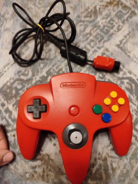 Nintendo n64 piros kontroller