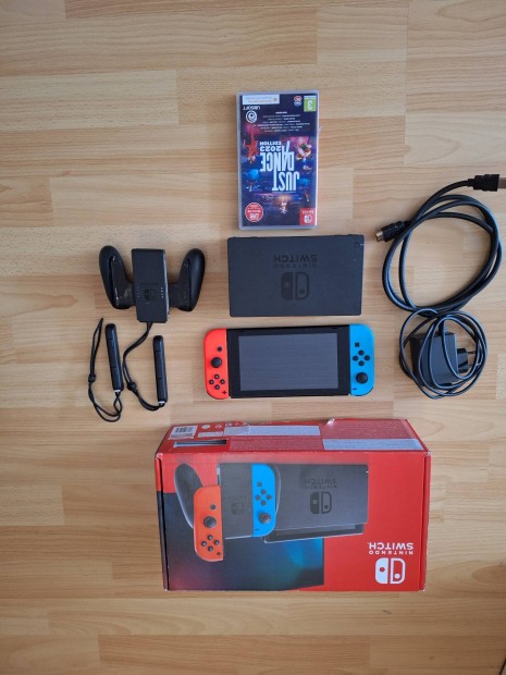 Nintendo switch v2 full pack + Just Dance 2023