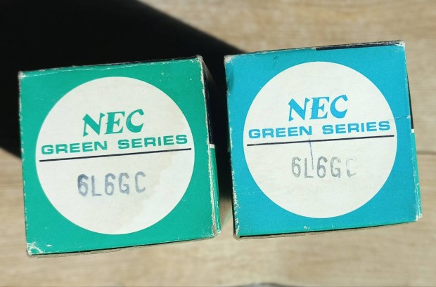 Nippon Electric Co. (NEC) 6L6GC NIB csvek (2 db.)