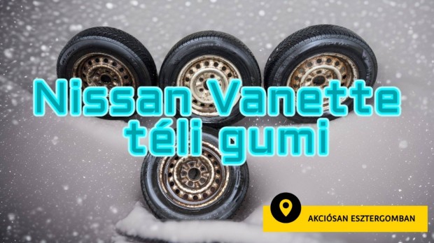 Nissan City Van téli gumi szett vanette acél felnin