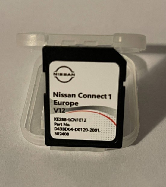 Nissan Connect1 Europe V12 2022 navigci SD krtya