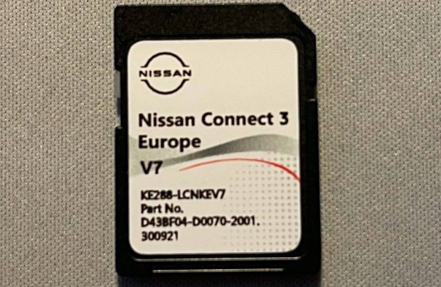 Nissan Connect3 V7 2022/23 navigci SD krtya