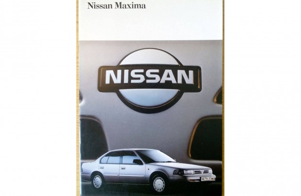 Nissan Maxima prospektus, katalgus 1989-bl