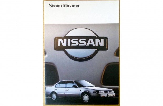 Nissan Maxima prospektus, katalgus 1989-bl