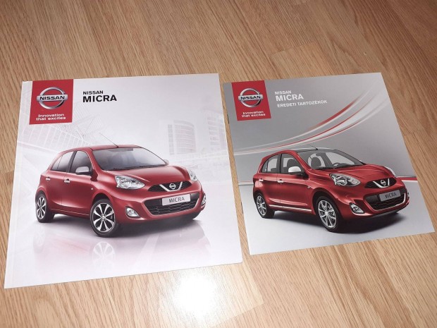 Nissan Micra prospektus + tartozk - 2015, magyar nyelv