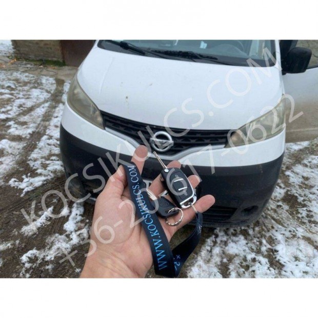 Nissan NV200 autókulcs eladó - új - autóhoz programozva
