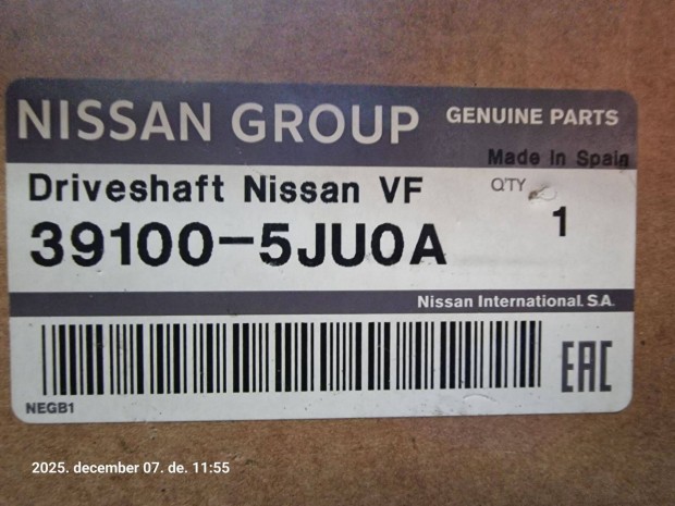 Nissan Navara Euro 6 D els fltengely Gyri j 391005JU0A
